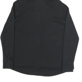 NIKE Womens Black Hoodie Zip Up M Lightweight Casual Sports Sweatshirt
