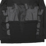 ALEXANDER WANG Mens Black Long Sleeve Crew Neck Graphic T-Shirt L