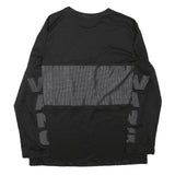 ALEXANDER WANG Mens Black Long Sleeve Crew Neck Graphic T-Shirt L