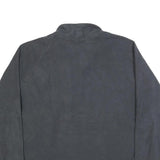 STARTER Mens Grey Half Zip Plain Pullover Jumper XL Lightweight Active