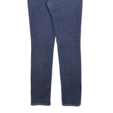 LEVI'S Womens Slim Blue Denim Jeans W30 L32 Stretch Cotton Blend Zip Closure