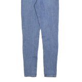 LEVI'S 721 Womens Jeans Blue Slim Skinny Denim Medium W27 L30 Stretch Zip