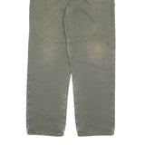 DICKIES Mens Cotton Blend Green Regular Straight Trousers W38 L31 Workwear Zip