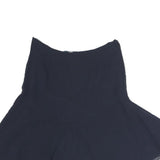 RALPH LAUREN Womens Navy Blue Flare Knee Length Polyester Skirt Size M Elegant