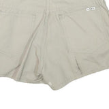 TOP Womens Shorts Beige Casual Plain S W26 Cotton Blend Summer Wear