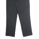 DICKIES Mens Regular Fit Black Polyester Blend Trousers W32 L30 Workwear Zip
