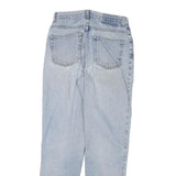 CALVIN KLEIN JEANS Womens Slim Light Blue Denim Jeans W28 L29 Stylish Zip