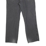 DICKIES Mens Black Regular Fit Straight Leg Denim Jeans W34 L29 Classic Workwear