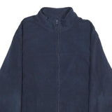 STARTER Mens Blue Jacket XL Polyester Plain Zip Casual Lightweight