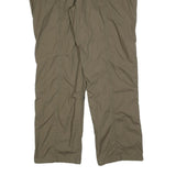 MAXI BLUE Womens Polyester Blend Relaxed Trousers W40 L32 Casual Khaki