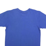 ADIDAS Mens Blue XL Cotton Blend T-Shirt Short Sleeve Crew Neck Logo Graphic