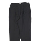 ORSAY Womens Cotton Blend Black Regular Fit Straight Trousers W28 L28 Elegant