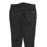 SEVEN7 Womens Black Slim Skinny Denim Jeans Cotton Blend W31 L26 Zip Closure