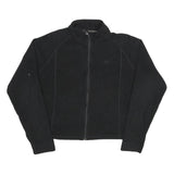 HARLEY DAVIDSON Womens Black Zip Jacket 2XL Polyester Plain Casual Biker Style