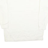 BELLDINI Womens White Patterned Wool Blend Jumper Crew Neck Basic Knit M Stylish