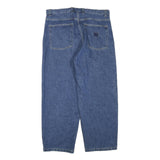 CARHARTT Mens Jeans Blue Regular Straight Denim Medium W40 L30 Casual Workwear