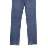 CARHARTT Mens Jeans Blue Regular Straight Denim Rinse W31 L34 Zip Closure