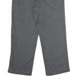 DICKIES Mens Polyester Blend Classic Grey W36 L28 Workwear Trousers Zip Closure