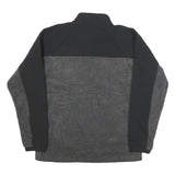 NFL Mens Black & Grey Pullover Patterned 1/4 Zip Jumper XL NFL Logo