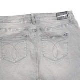 CALVIN KLEIN JEANS Womens Grey Denim Mini Skirt Cotton Blend M Casual Stylish