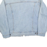 WRANGLER Mens Blue Denim Jacket 2XL Cotton Classic Button Closure Casual