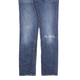 LEVI'S 511 Big E Mens Slim Blue Denim Medium W32 L34 Slim Fit Jeans