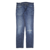 LEVI'S 511 Big E Mens Slim Blue Denim Medium W32 L34 Slim Fit Jeans