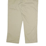 DICKIES Mens Polyester Blend Beige Classic Zip Trousers W40 L30 Workwear