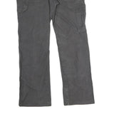 DICKIES Mens Cotton Black Regular Straight Trousers W32 L30 Workwear Zip Closure