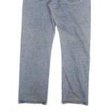 LEVI'S Mens Jeans Blue Regular Straight Denim Light W38 L32 Classic Fit Button