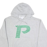 CHAMPION Mens Grey Green L Hoodie Pullover Cotton Blend Casual Sweatshirt