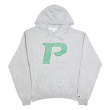 CHAMPION Mens Grey Green L Hoodie Pullover Cotton Blend Casual Sweatshirt