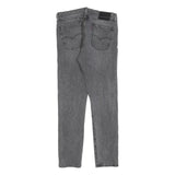 LEVI'S 510 BIG E Mens Jeans Grey Slim Skinny Denim Medium W33 L32 Stretch Cotton