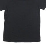 RUSSELL ATHLETIC Mens Black Clarksville Basketball Graphic T-Shirt M Short