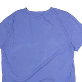 POLO RALPH LAUREN Womens Blue V-Neck Cotton T-Shirt M Short Sleeve Pink Logo