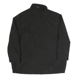 BUGATTI Mens Black Classic Jacket XL Polyester Blend Zip Plain Lightweight