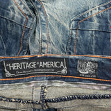 Heritage America Jeans - 36W 32L Dark Wash Denim