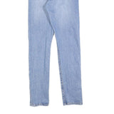 LEVI'S 501S Womens Jeans Blue Slim Skinny Denim Medium W25 L30 Distressed Zip