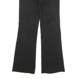 PENNYBLACK Mens Cotton Blend Black Regular Fit Flared Trousers W28 L29 Smart