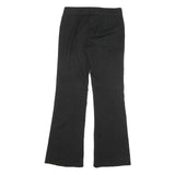 PENNYBLACK Mens Cotton Blend Black Regular Fit Flared Trousers W28 L29 Smart