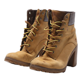TIMBERLAND Lace-Up Boots Brown Leather Womens UK 3.5