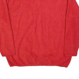 DISNEY Womens Red Patterned Crew Neck Basic Knit Jumper L Walt Disney World