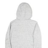 CARHARTT Mens Grey Hoodie Jacket S Cotton Plain Casual Zip Pockets