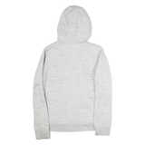 CARHARTT Mens Grey Hoodie Jacket S Cotton Plain Casual Zip Pockets