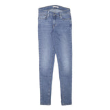 LEVI'S Womens Jeans Blue Slim Skinny Denim Medium W24 L29 Classic Zip Cotton