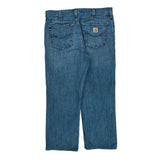 Carhartt Jeans - 34W 26L Blue Cotton