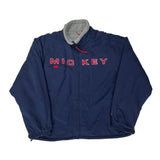 Mickey Mouse Disney Graphic Jacket - 2XL Navy Nylon