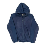 Reebok Fleece Jacket - Large Blue Polyester