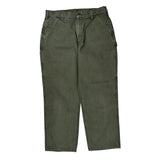 Carhartt Carpenter Pants - 34W 30L Green Cotton