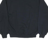 Womens Black Newport Oregon Cotton Blend Crew Neck Sweatshirt M Casual Comfort